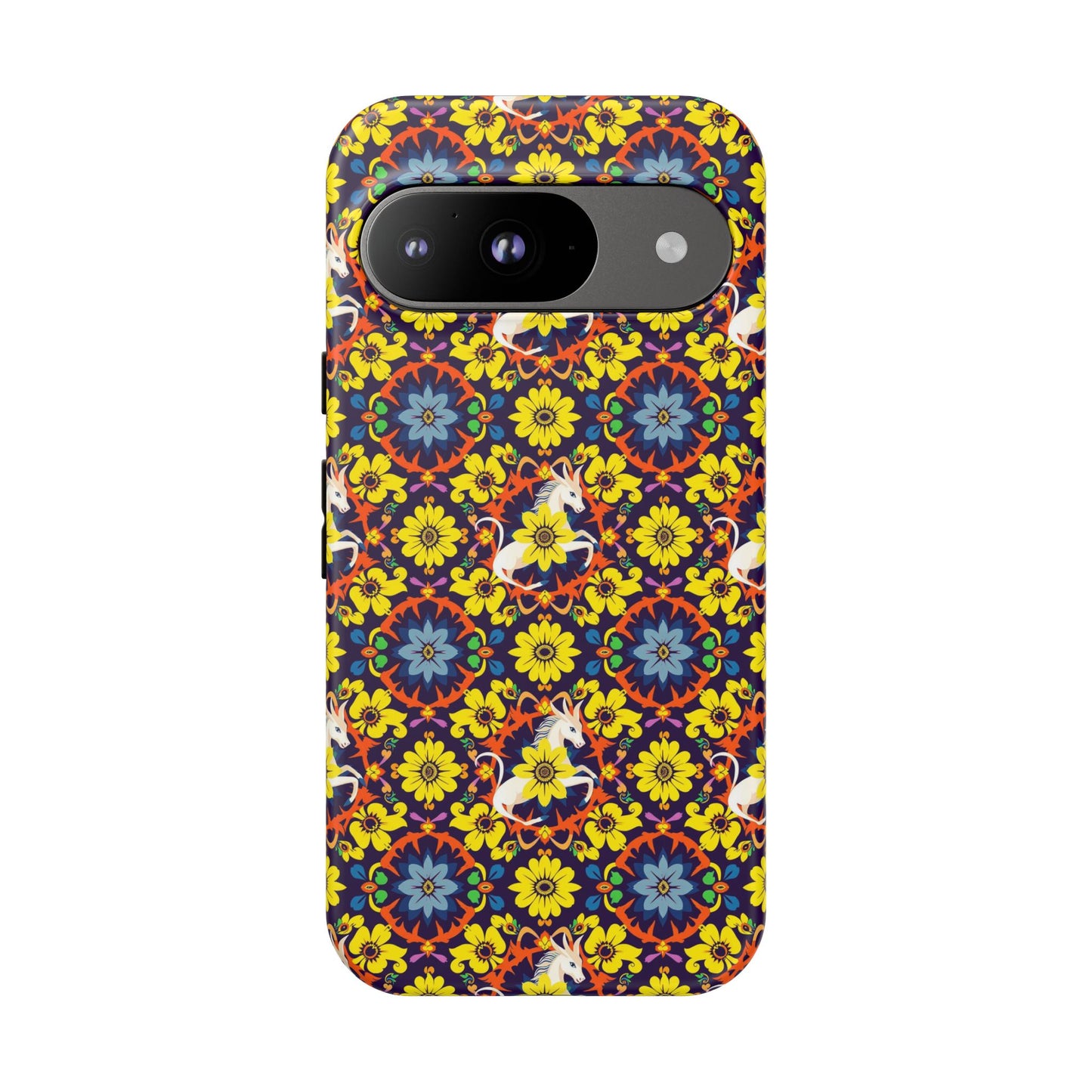 Tough Cases, Aquarius, Zodiac v3, Flower Pattern