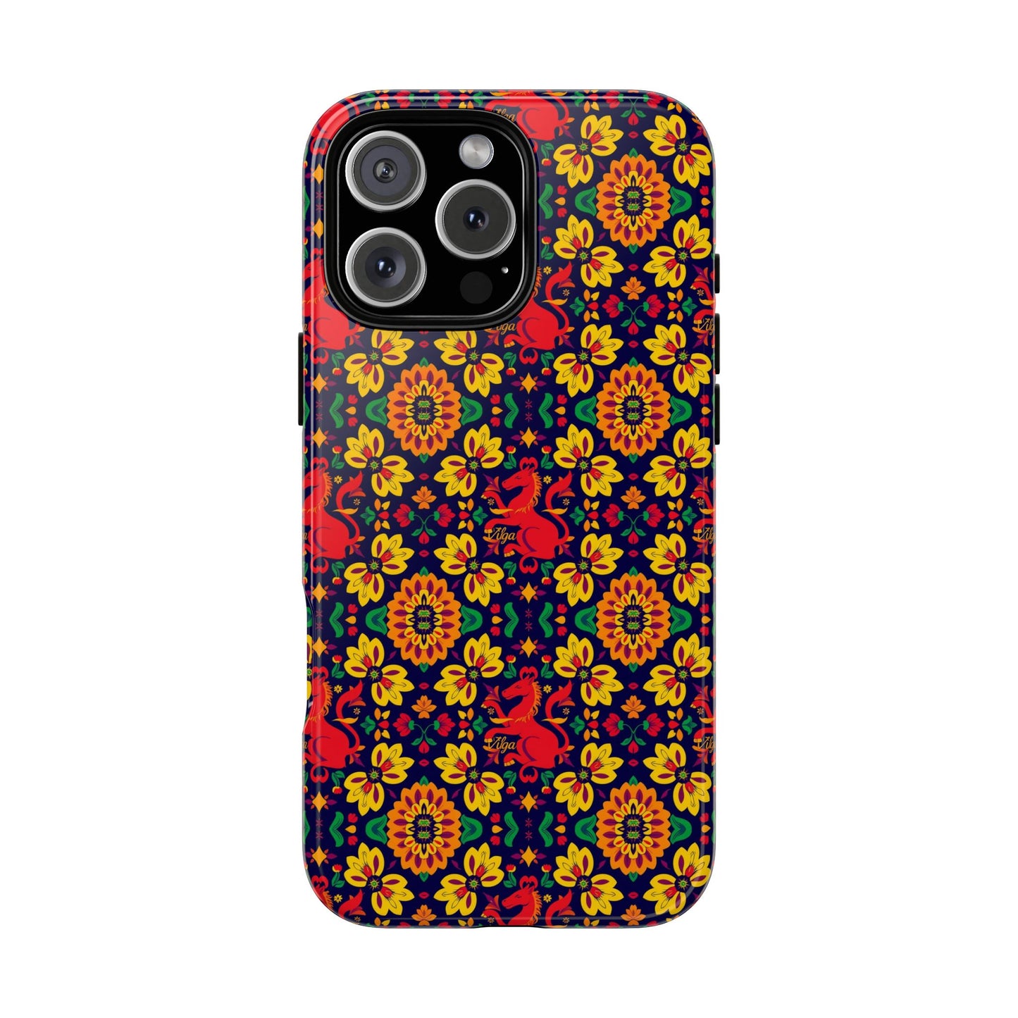 Tough Cases, Virgo, Zodiac v2, Flower Pattern