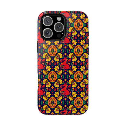 Tough Cases, Virgo, Zodiac v2, Flower Pattern