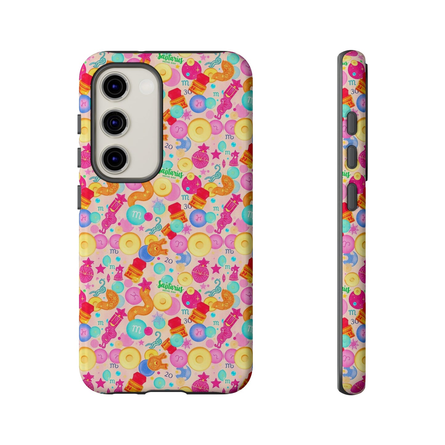 Tough Cases, Sagittarius, Zodiac v2, Bubble Pattern