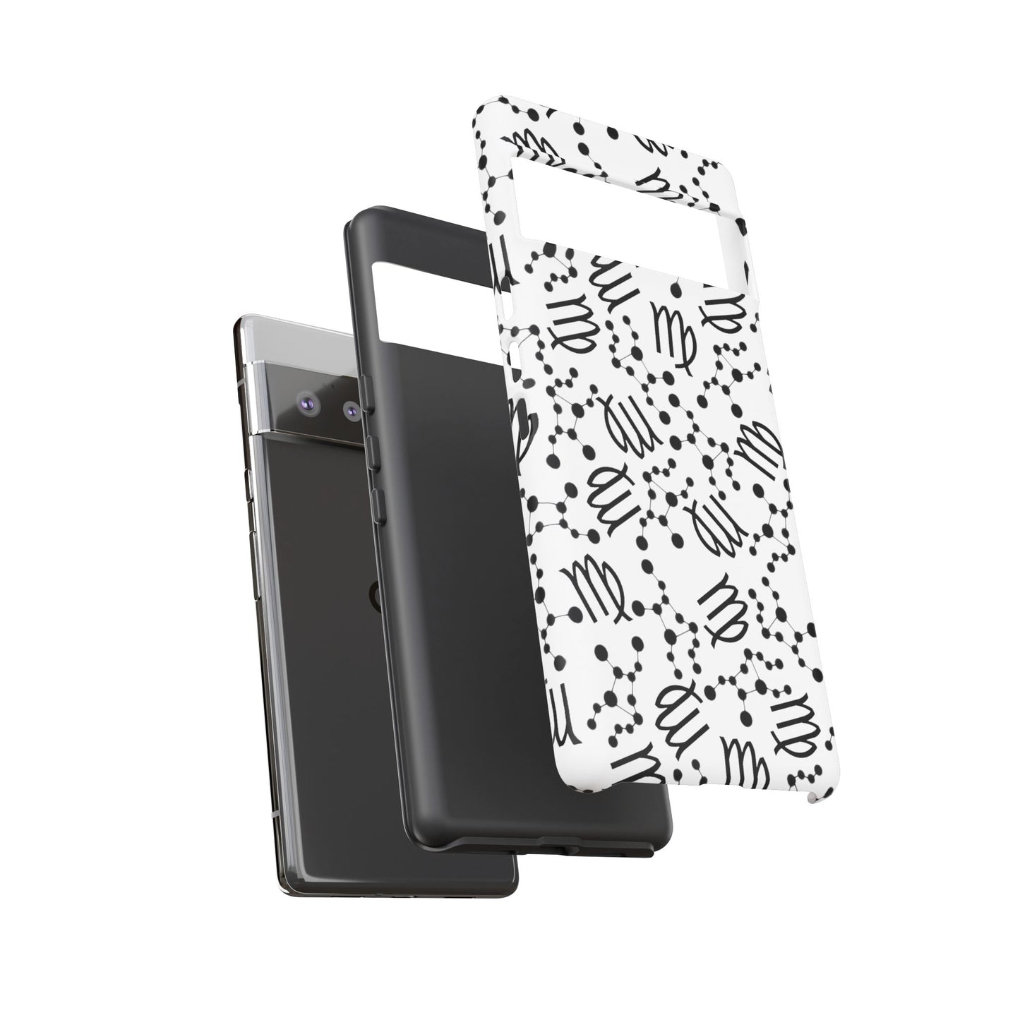 Tough Cases with the Virgo Zodiac sign for iPhone, Samsung Galaxy, and Google Pixel devices