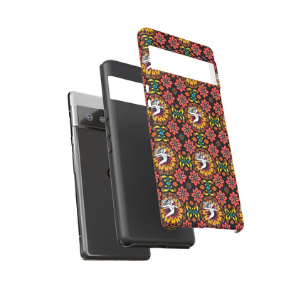 Tough Cases, Sagittarius, Zodiac v2, Flower Pattern