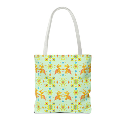 Tote Bag (AOP), Gemini, Zodiac v1, Jewel Pattern