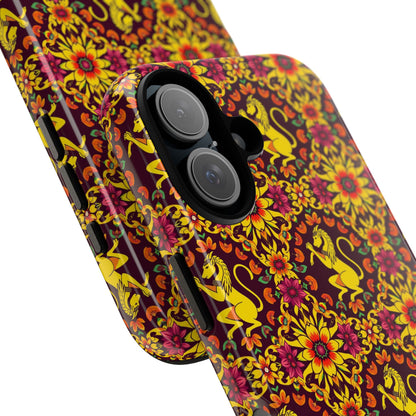 Tough Cases, Virgo, Zodiac v1, Flower Pattern
