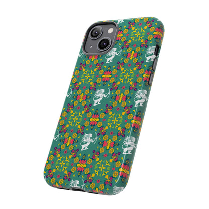 Tough Cases, Sagittarius, Zodiac, Flower Pattern