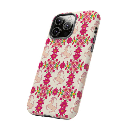 Tough Cases, Capricorn, Zodiac v3, Flower Pattern