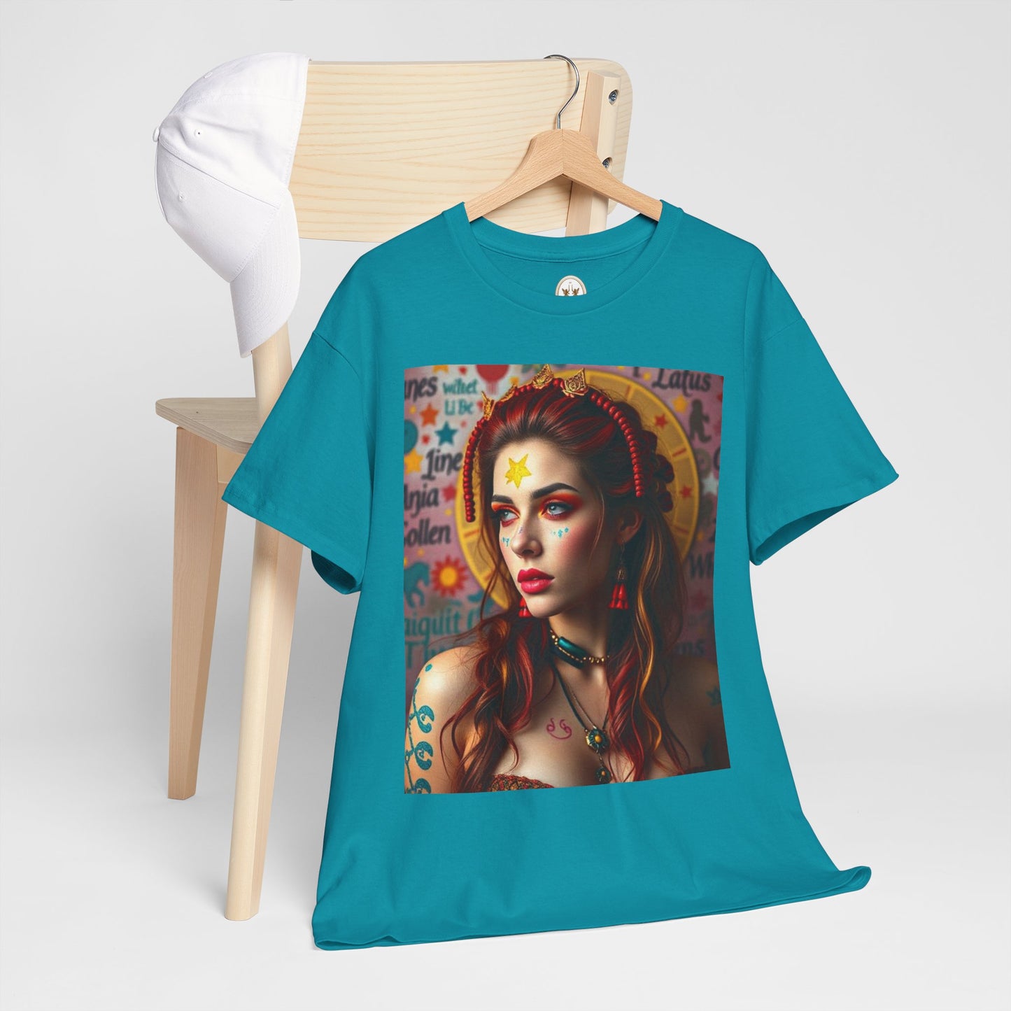 Unisex Heavy Cotton T-Shirt, Sagittarius, Zodiac, Sexy Art