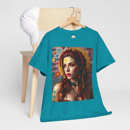 Unisex Heavy Cotton T-Shirt, Sagittarius, Zodiac, Sexy Art