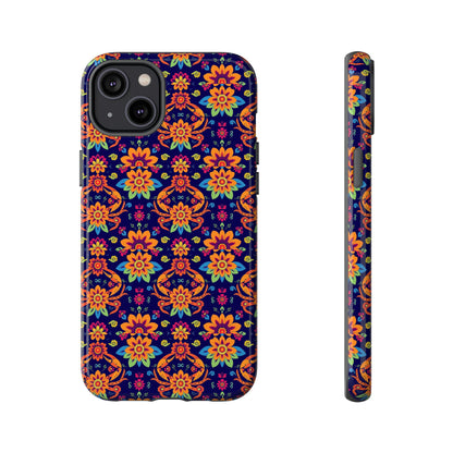 Tough Cases, Cancer, Zodiac, Flower Pattern