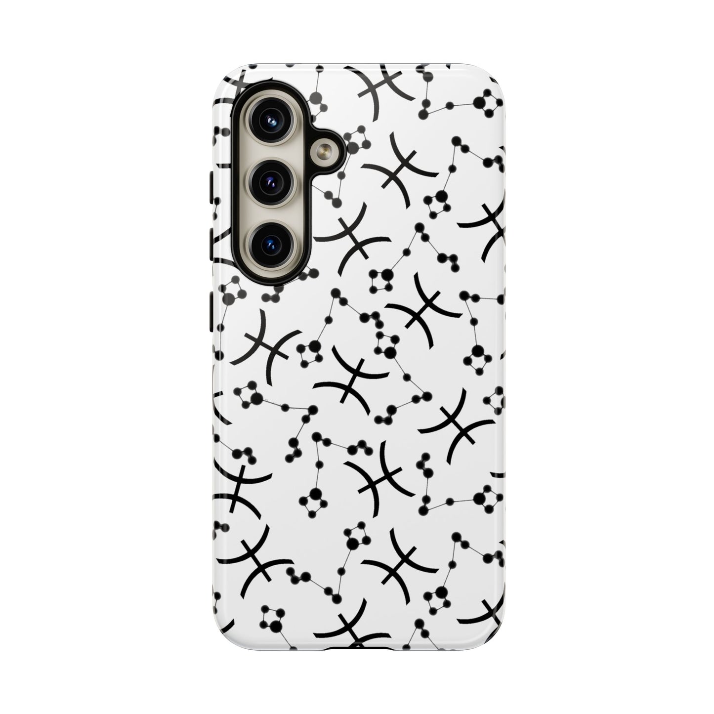Tough Cases with the Pisces Zodiac sign for iPhone, Samsung Galaxy, and Google Pixel devices