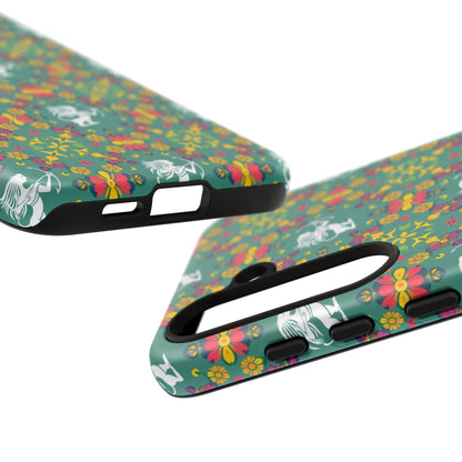 Tough Cases, Sagittarius, Zodiac, Flower Pattern