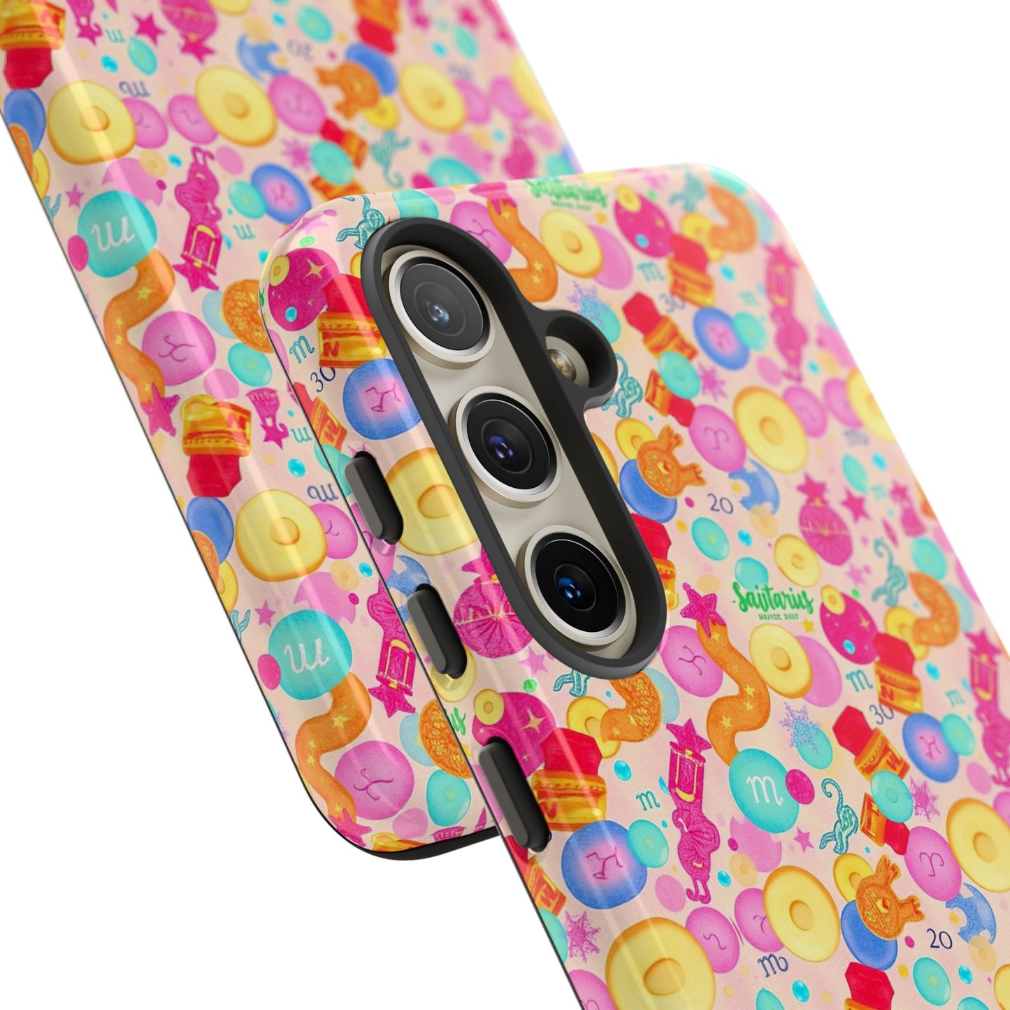 Tough Cases, Sagittarius, Zodiac v2, Bubble Pattern