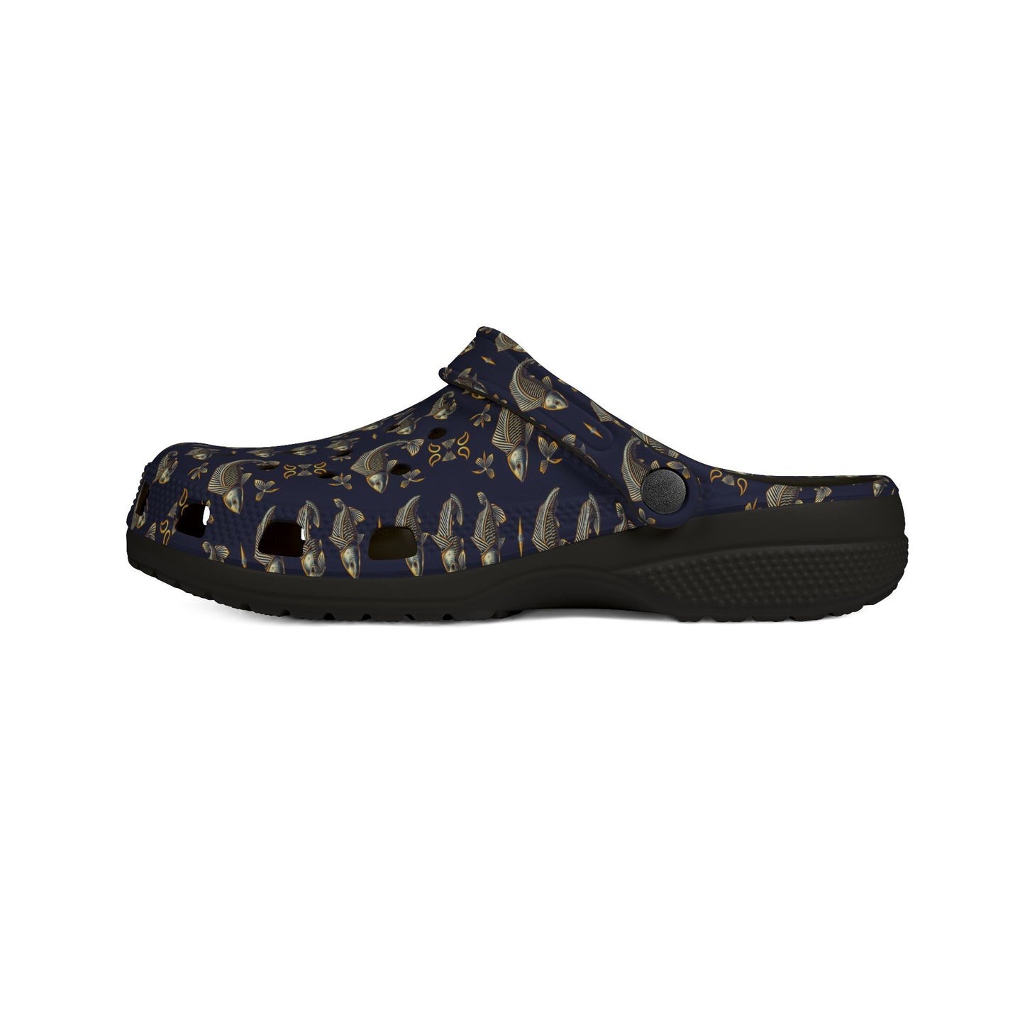 EVA Foam Rubber Shoes, (AOP), Pisces, Zodiac, Pattern