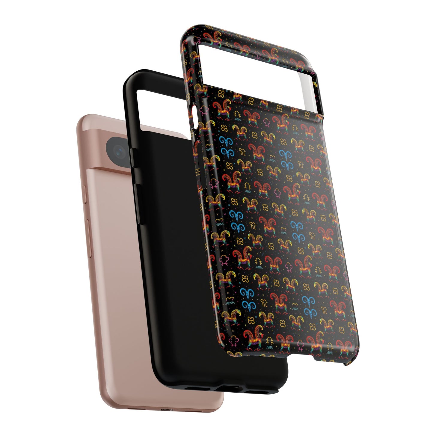Tough Cases, Aries, Zodiac v1, Metal Pattern