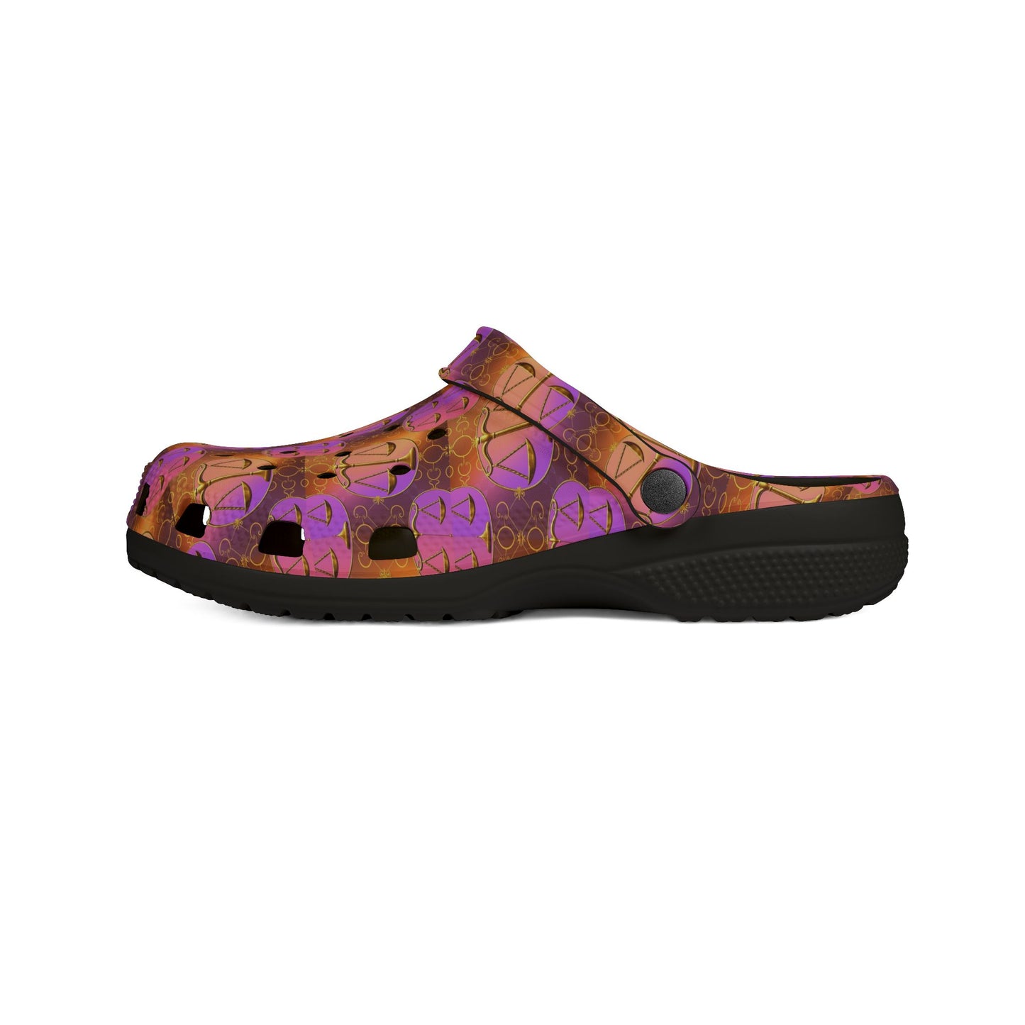 EVA Foam Rubber Shoes, (AOP), Libra, Zodiac, Pattern
