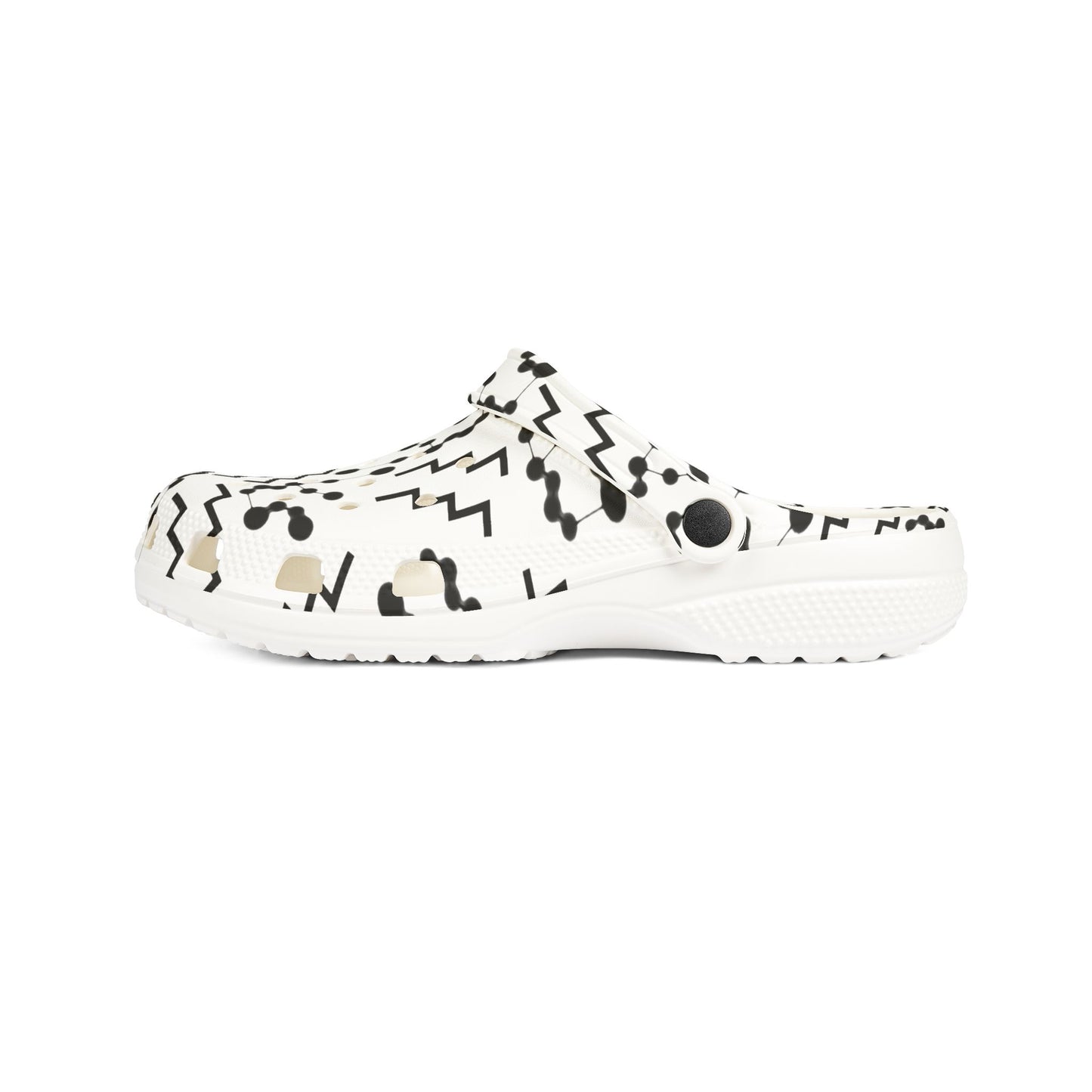 EVA Foam Rubber Shoes (AOP), Material 100% EVA, Aquarius Zodiac Design