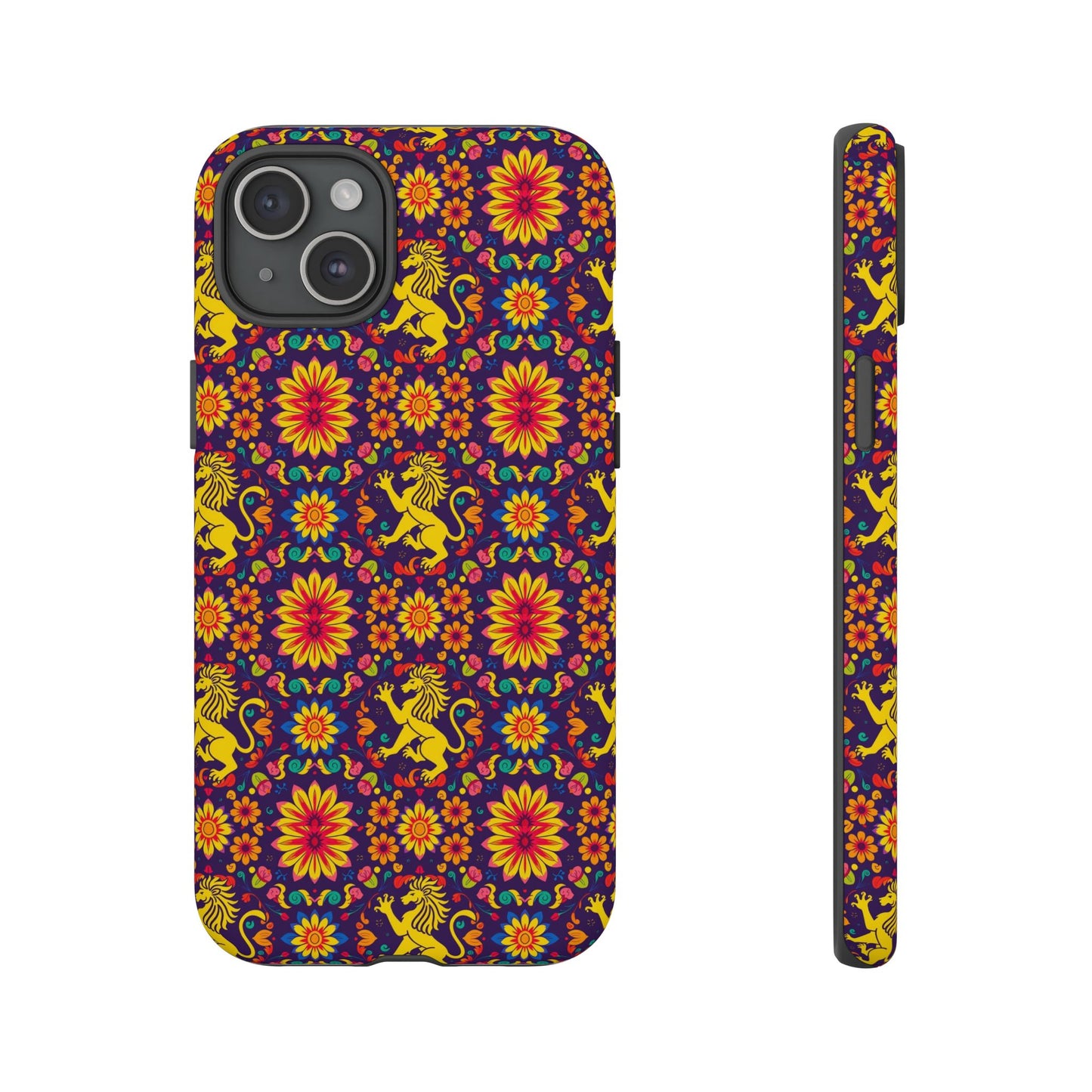 Tough Cases, Leo, Zodiac, Flower Pattern