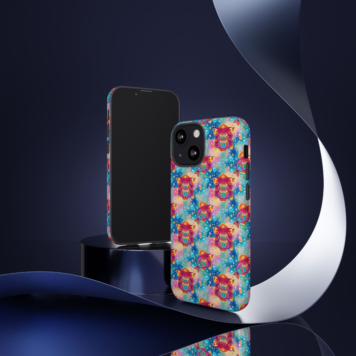 Tough Cases, Pisces, Zodiac v1, Bubble Pattern
