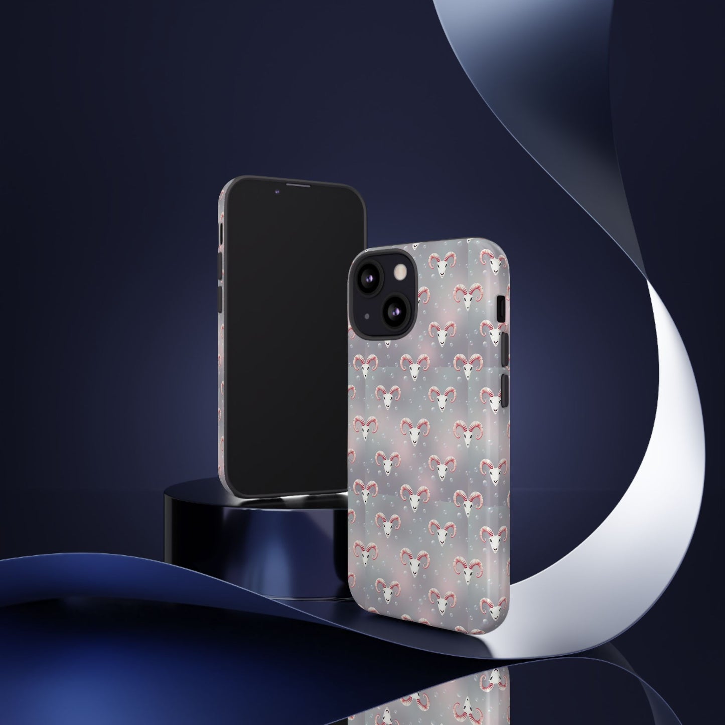 Tough Cases, Aries, Zodiac v2, Bubble Pattern