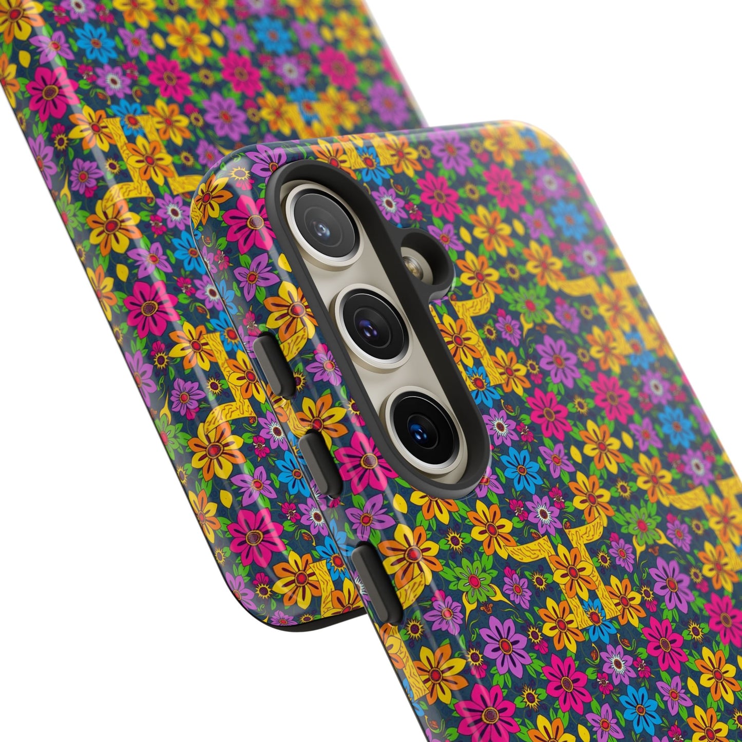 Tough Cases, Gemini, Zodiac v3, Flower Pattern