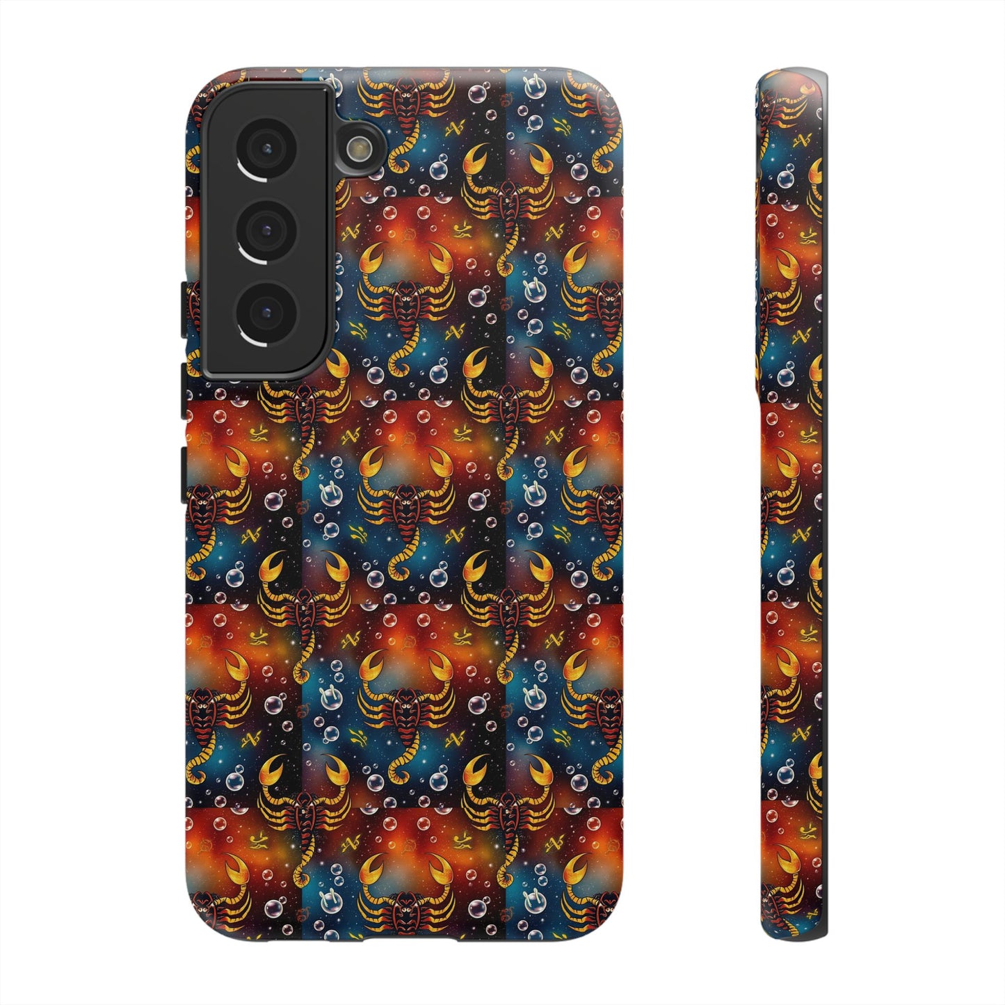 Tough Cases, Scorpio, Zodiac v2, Bubble Pattern