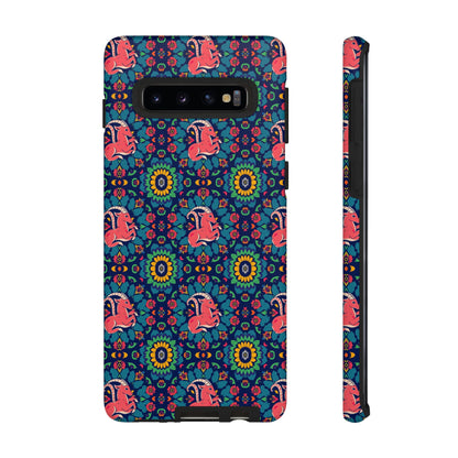 Tough Cases, Capricorn, Zodiac v1, Flower Pattern
