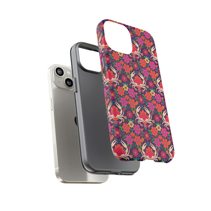 Tough Cases, Cancer, Zodiac v1, Flower Pattern