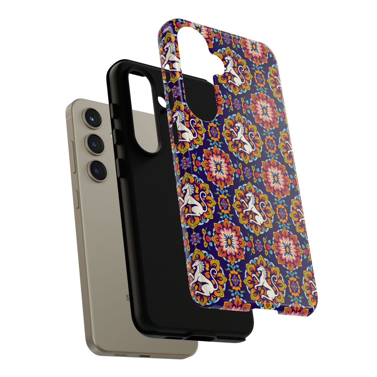 Tough Cases, Virgo, Zodiac v3, Flower Pattern