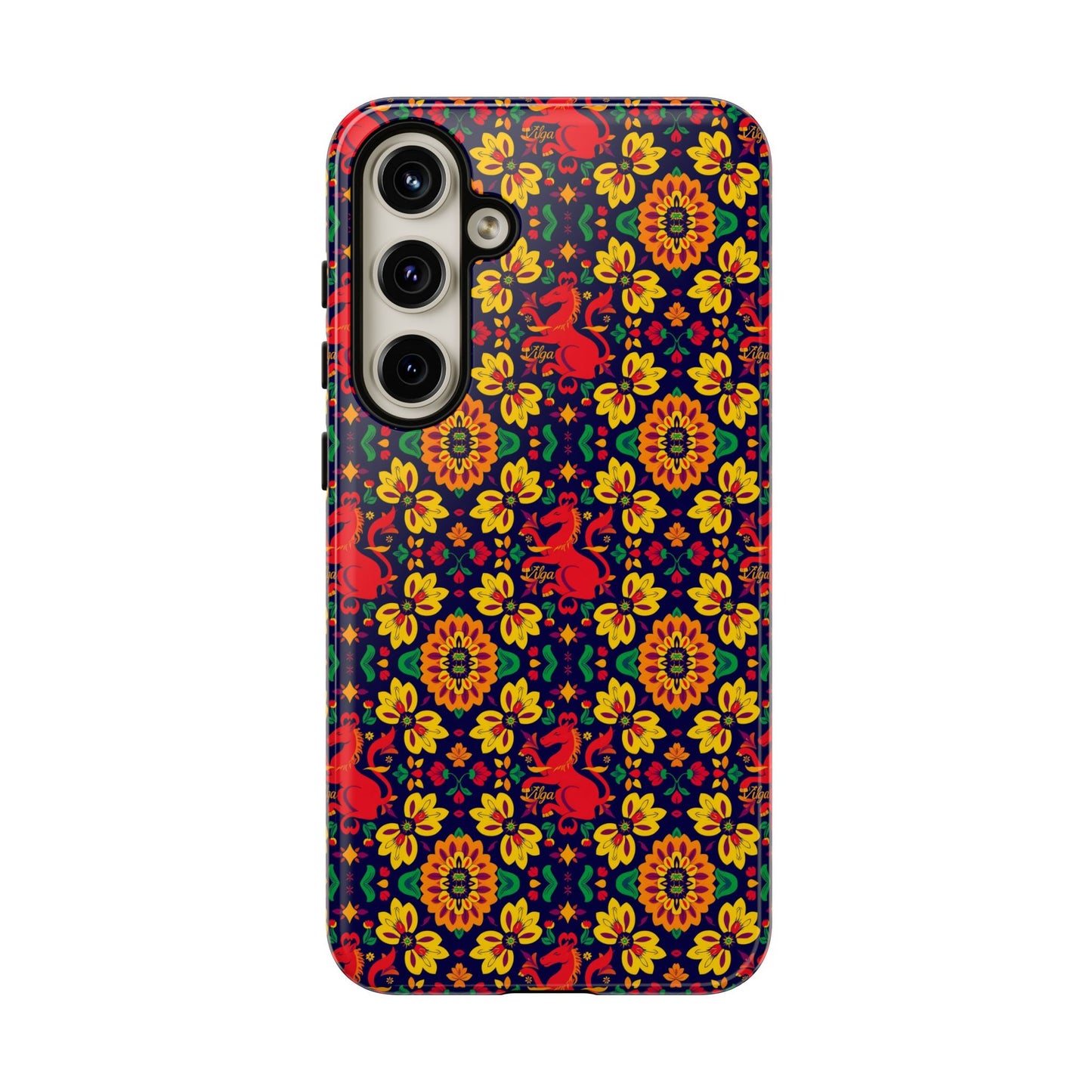 Tough Cases, Virgo, Zodiac v2, Flower Pattern
