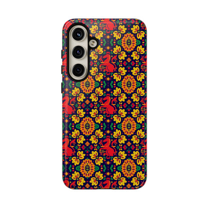 Tough Cases, Virgo, Zodiac v2, Flower Pattern