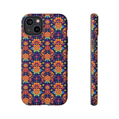 Tough Cases, Cancer, Zodiac, Flower Pattern