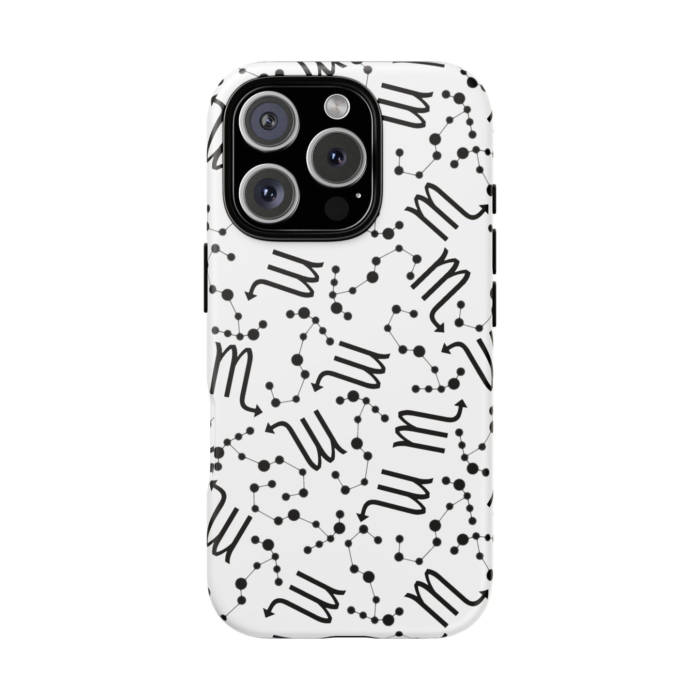 Tough Cases with the Scorpio Zodiac sign for iPhone, Samsung Galaxy, and Google Pixel devices