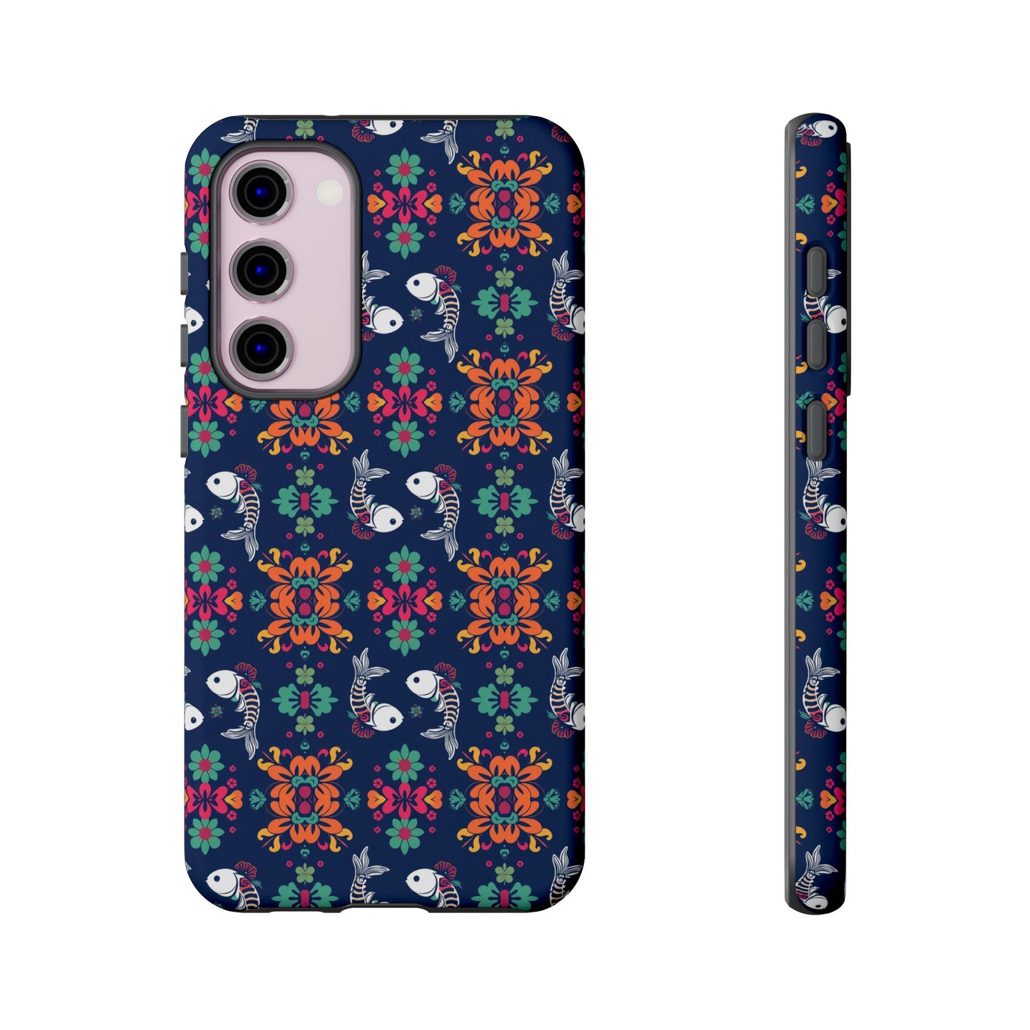Tough Cases, Pisces, Zodiac, Flower Pattern