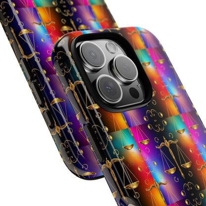 Tough Cases, Libra, Zodiac v1, Metal Pattern