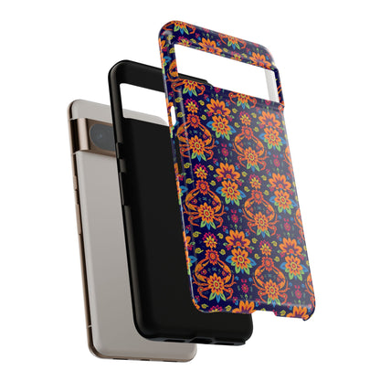 Tough Cases, Cancer, Zodiac, Flower Pattern