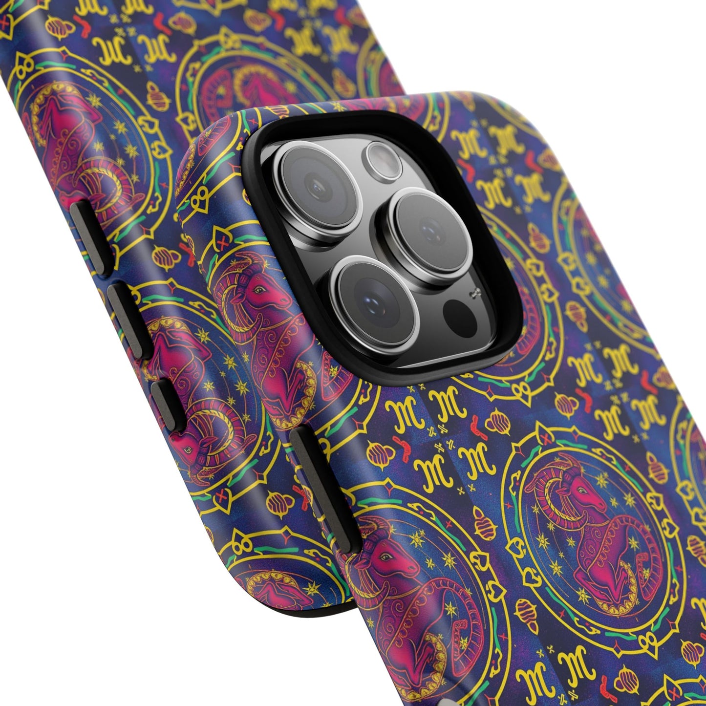 Tough Cases, Capricorn, Zodiac, Metal Pattern