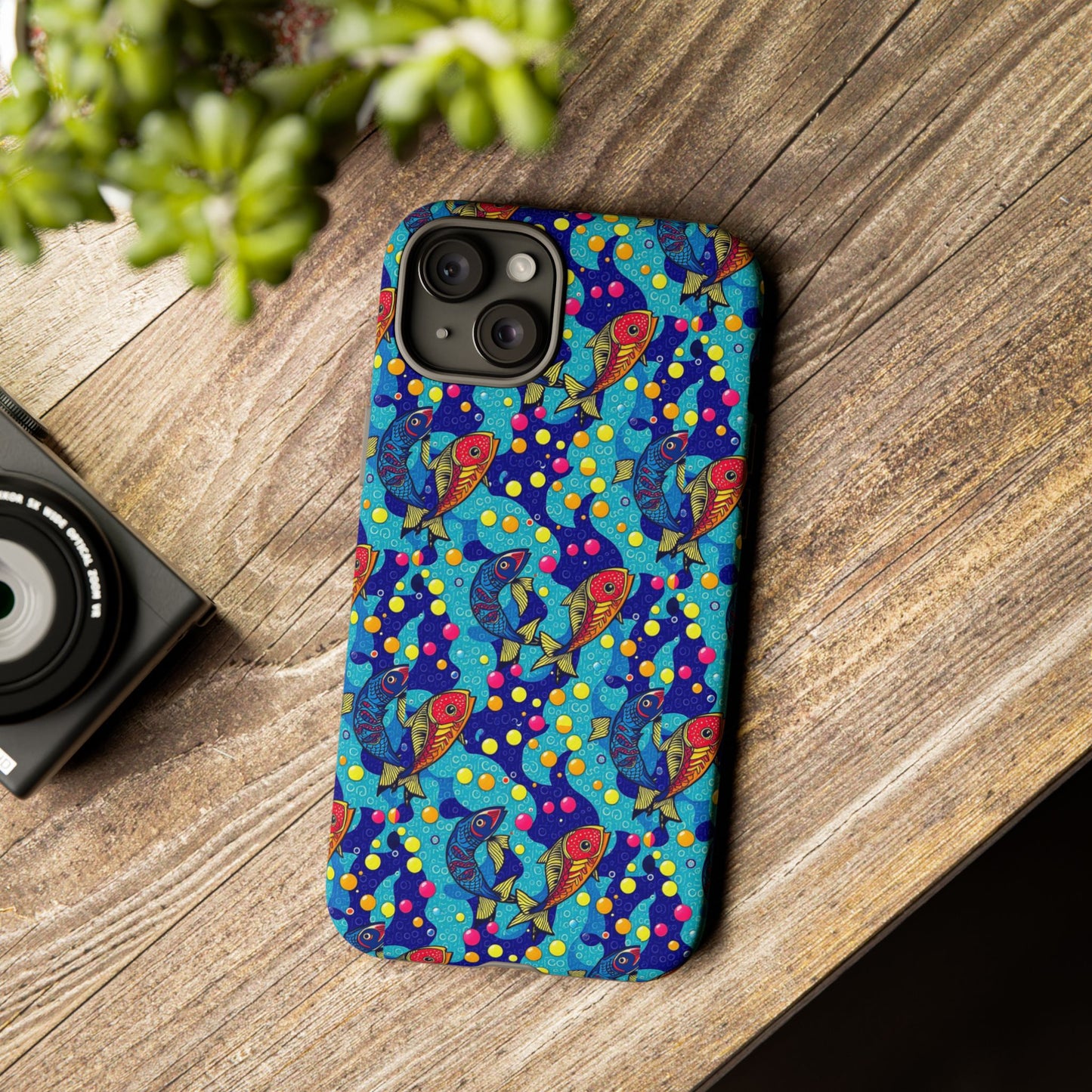 Tough Cases, Pisces, Zodiac v2, Bubble Pattern