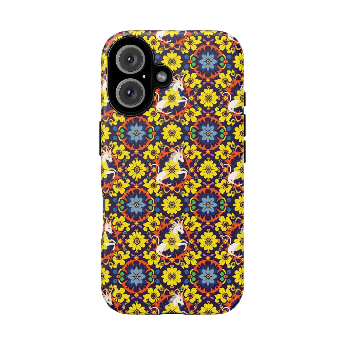 Tough Cases, Aquarius, Zodiac v3, Flower Pattern