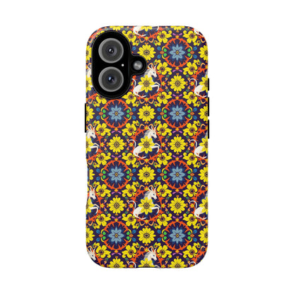 Tough Cases, Aquarius, Zodiac v3, Flower Pattern