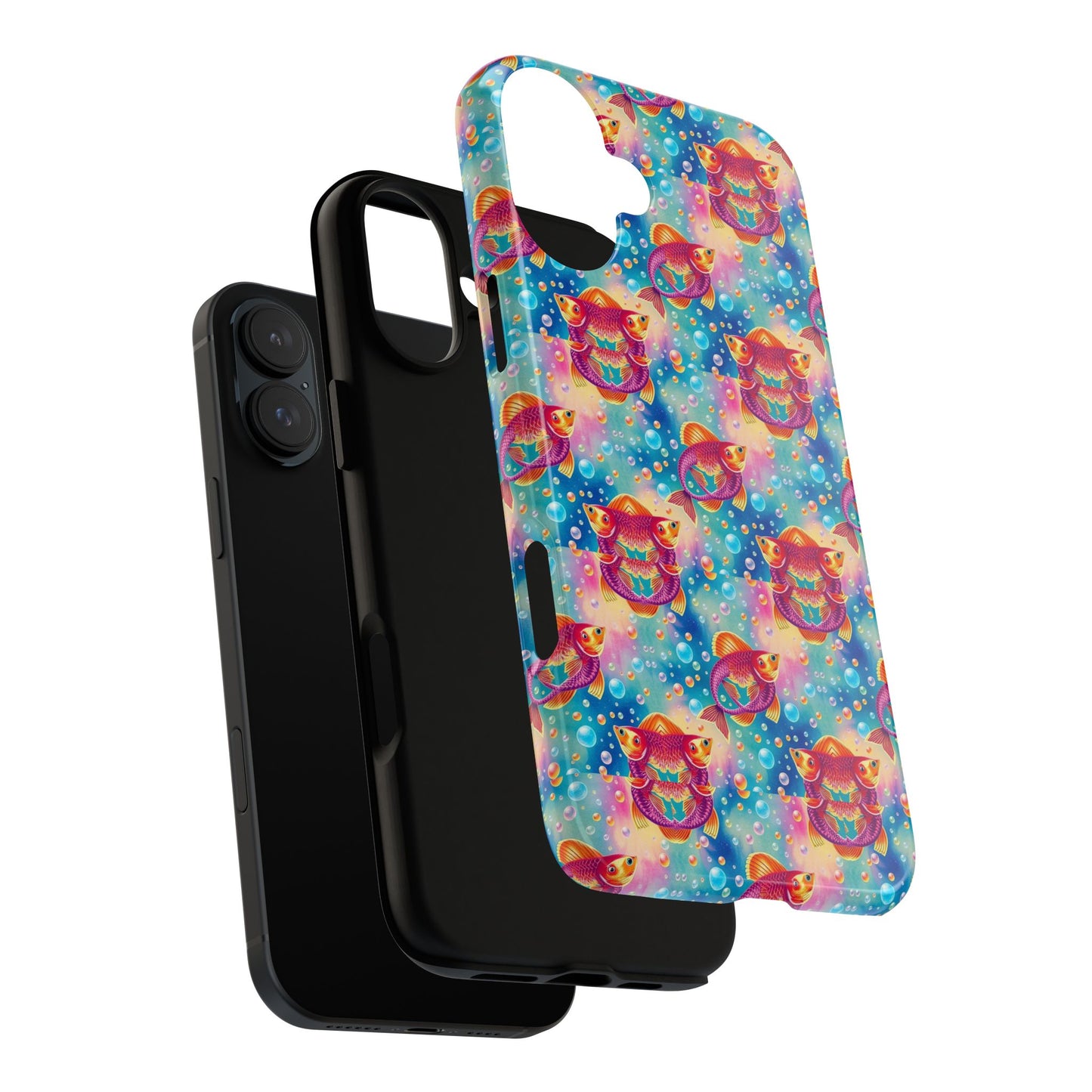 Tough Cases, Pisces, Zodiac v1, Bubble Pattern