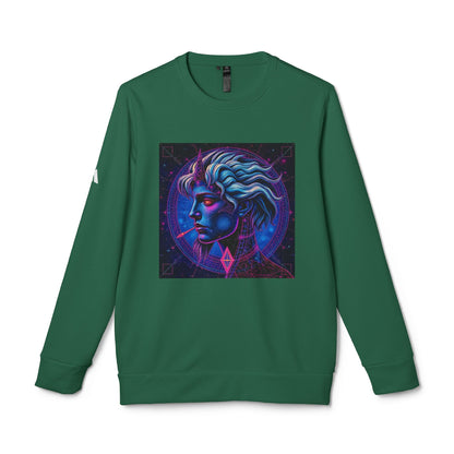 Adidas, Unisex Fleece Crewneck Sweatshirt, Gemini, Pop Art v1, Zodiac