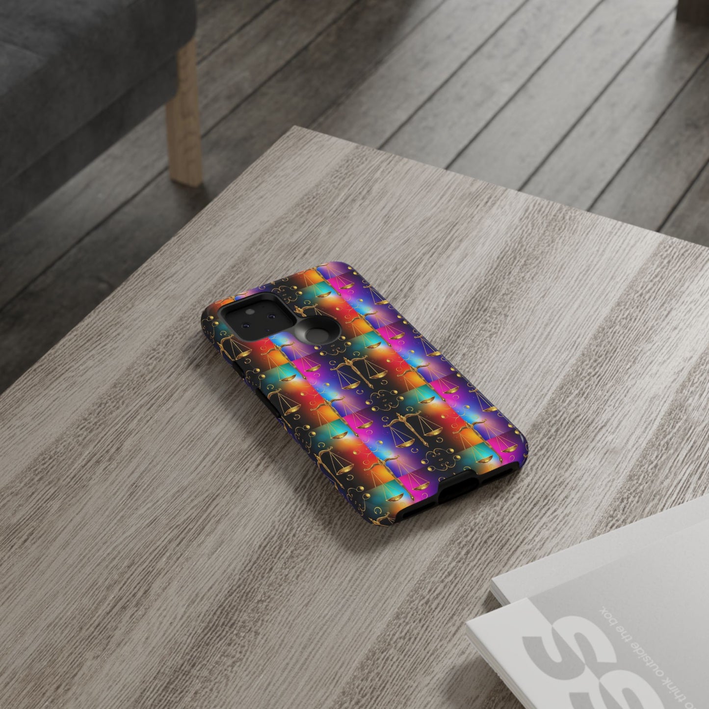 Tough Cases, Libra, Zodiac v1, Metal Pattern