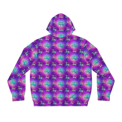 Full-Zip Hoodie (AOP), Aquarius, Zodiac, Pattern