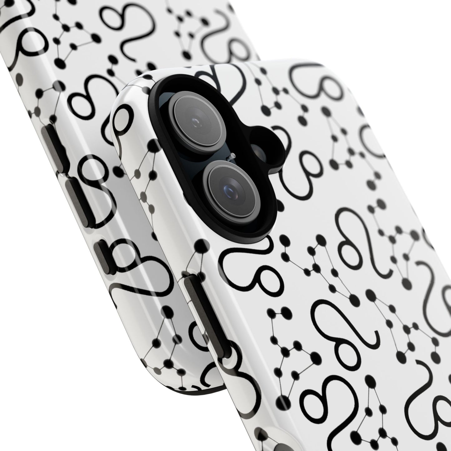 Tough Cases with the Leo Zodiac sign for iPhone, Samsung Galaxy, and Google Pixel devices