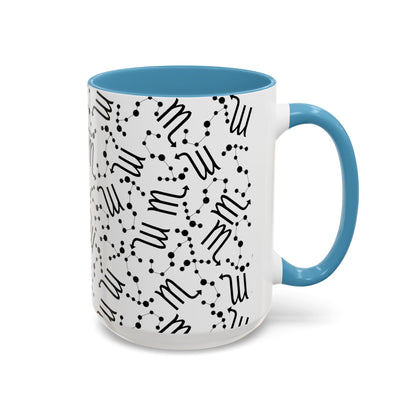 Accent Coffee Mug with the Scorpio sign (11, 15oz)