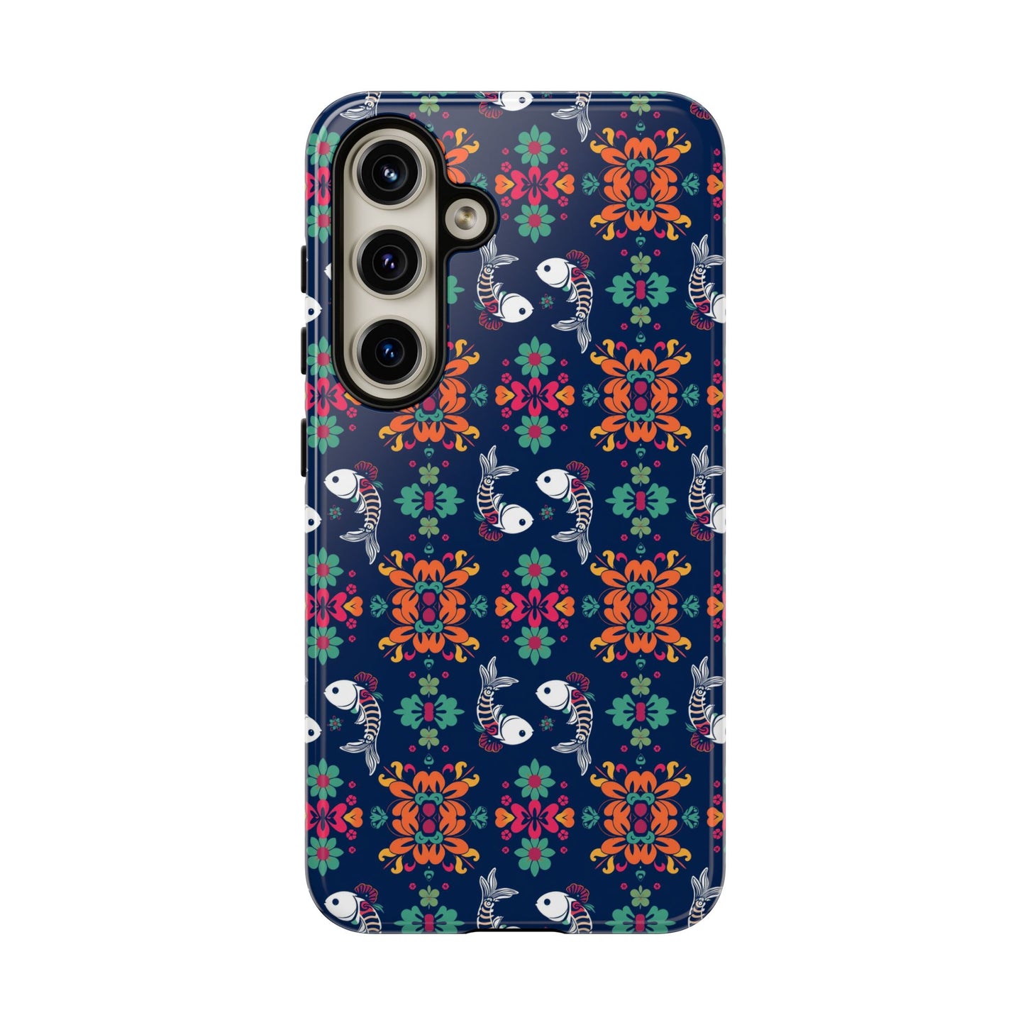 Tough Cases, Pisces, Zodiac, Flower Pattern