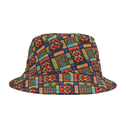 Bucket Hat, (AOP), Cancer, Zodiac, Shape Pattern