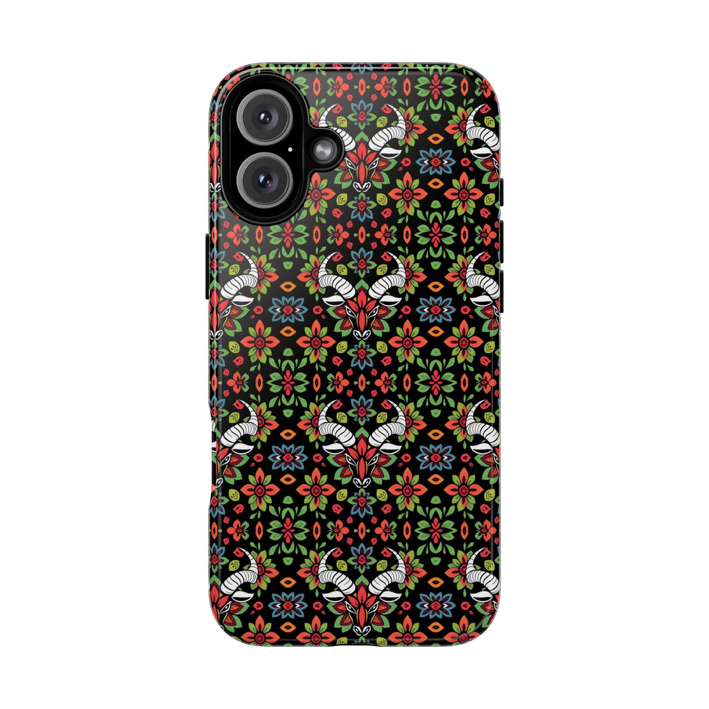 Tough Cases, Taurus, Zodiac v2, Flower Pattern