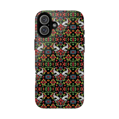 Tough Cases, Taurus, Zodiac v2, Flower Pattern