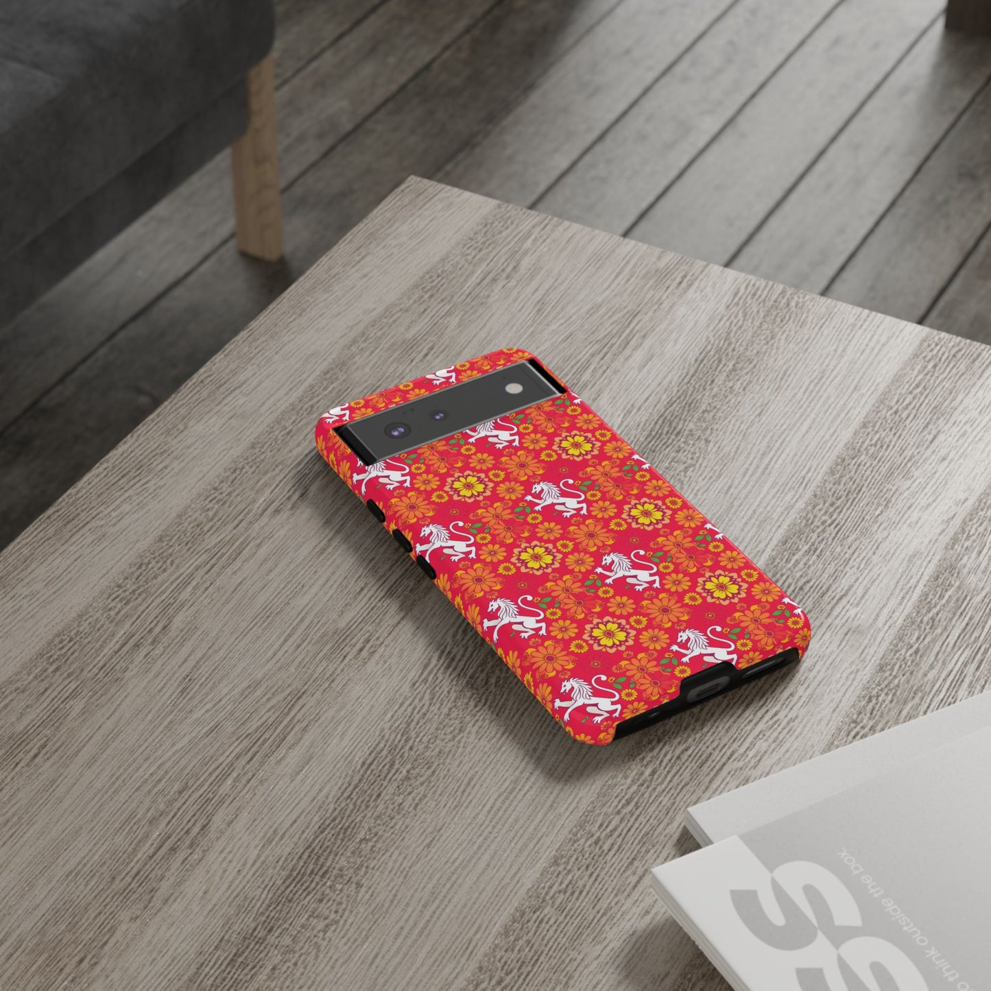 Tough Cases, Leo, Zodiac v4, Flower Pattern